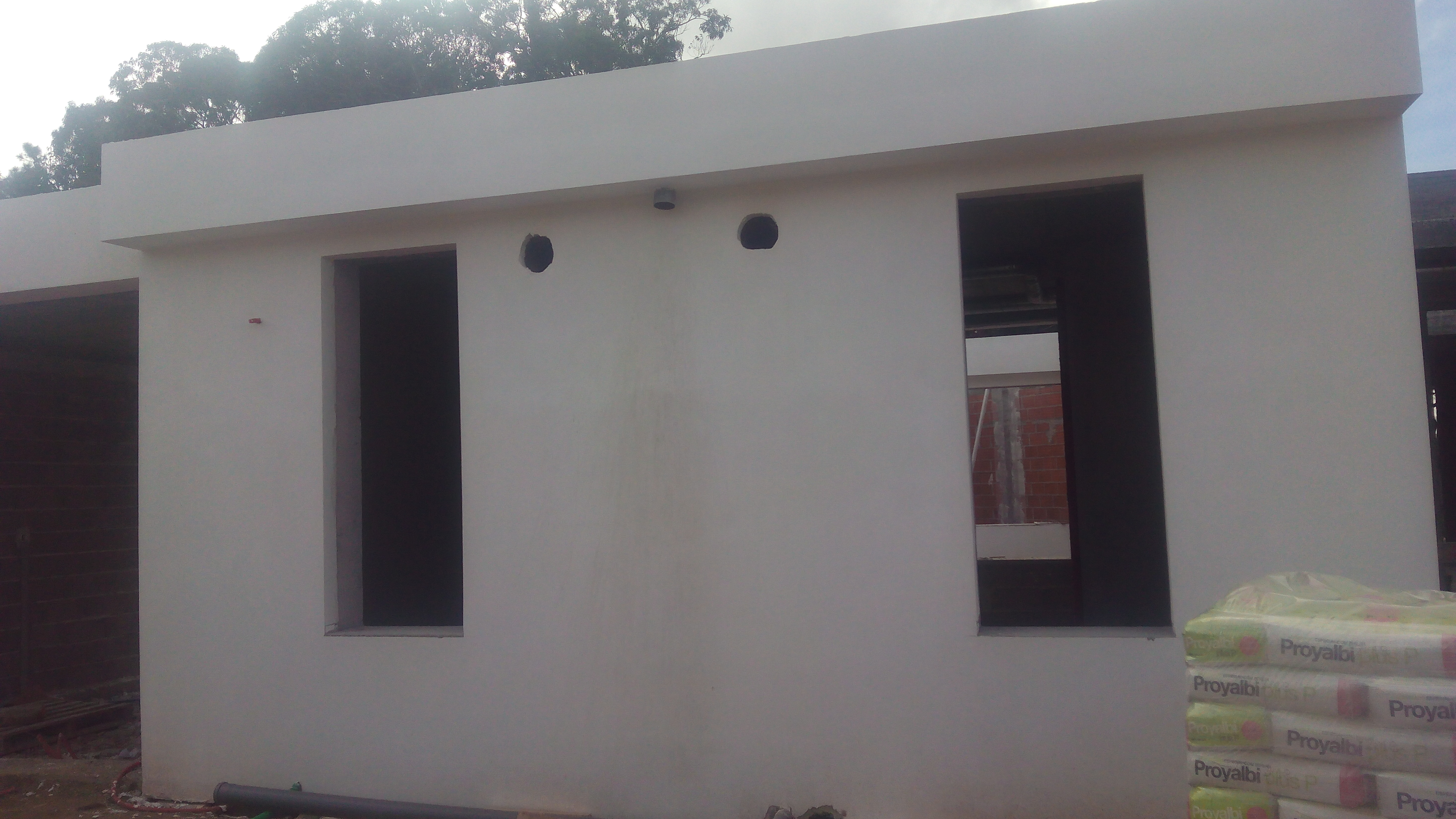 Vista de alçados da moradia