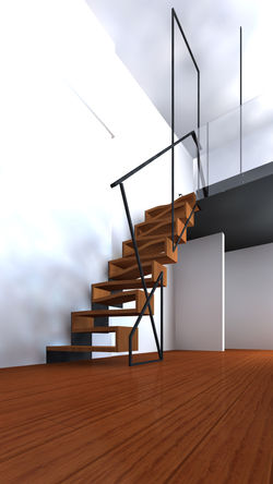 Estudo da escada para acesso