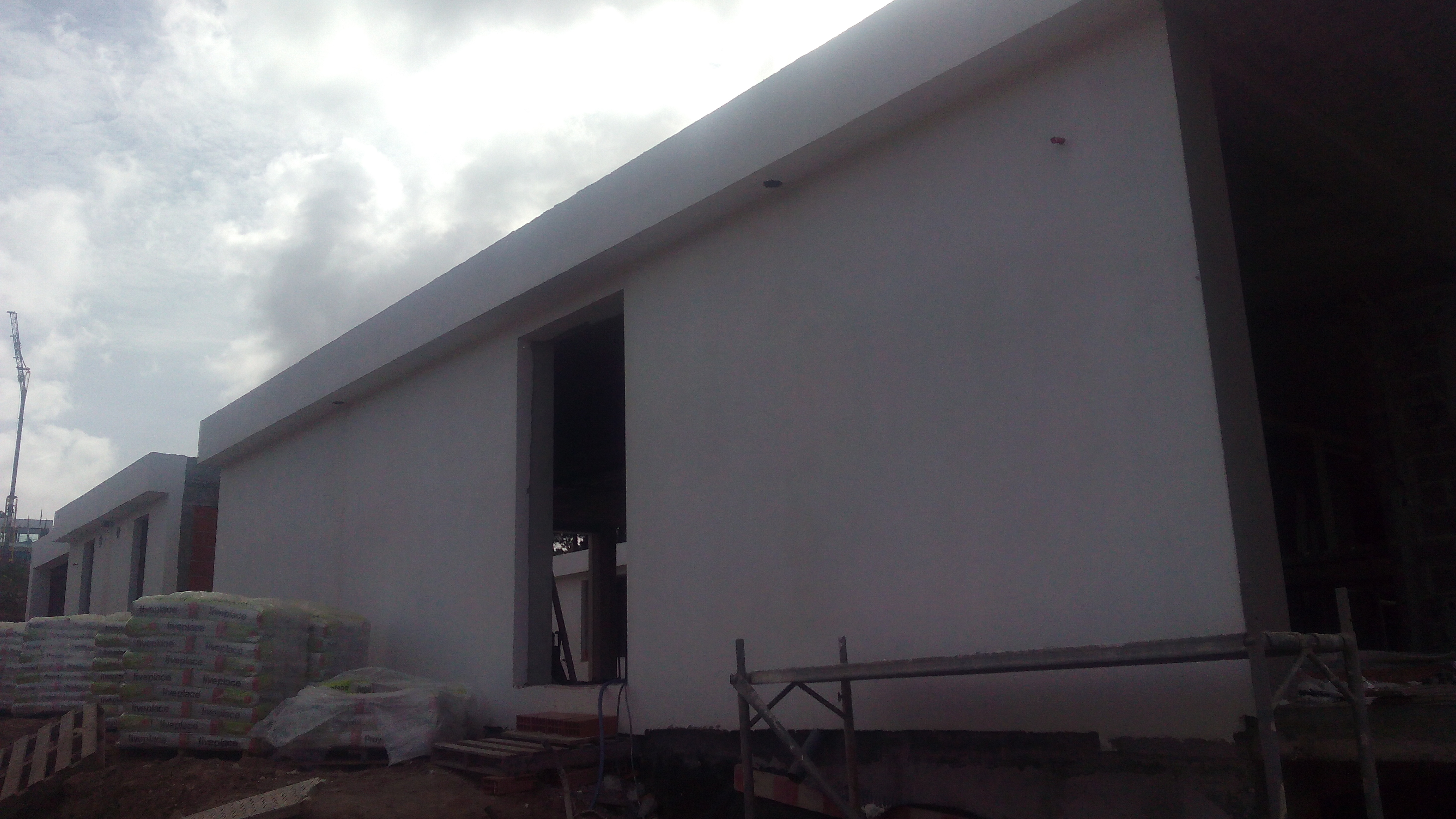 Vista de alçados da moradia