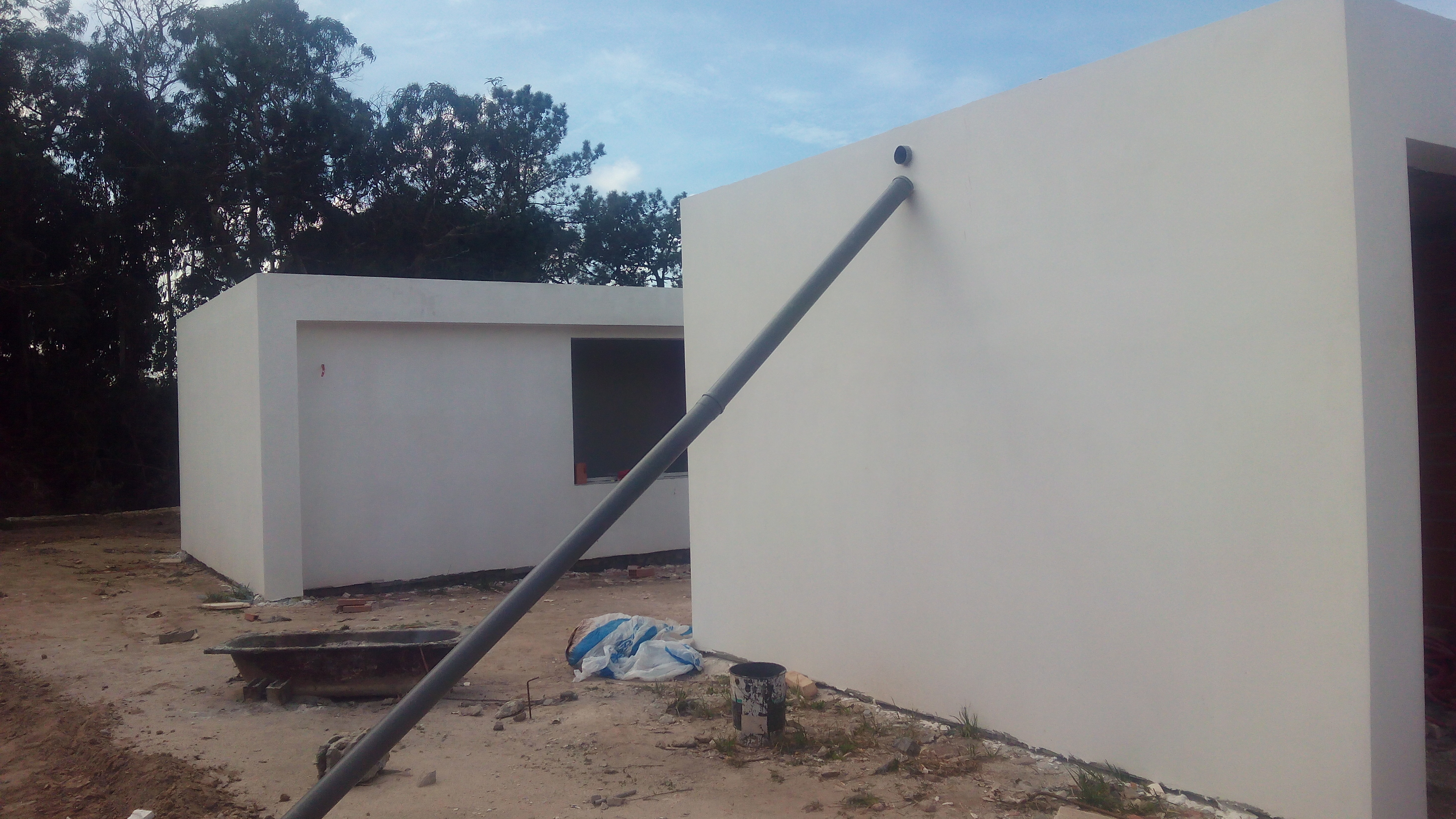 Vista de alçados da moradia