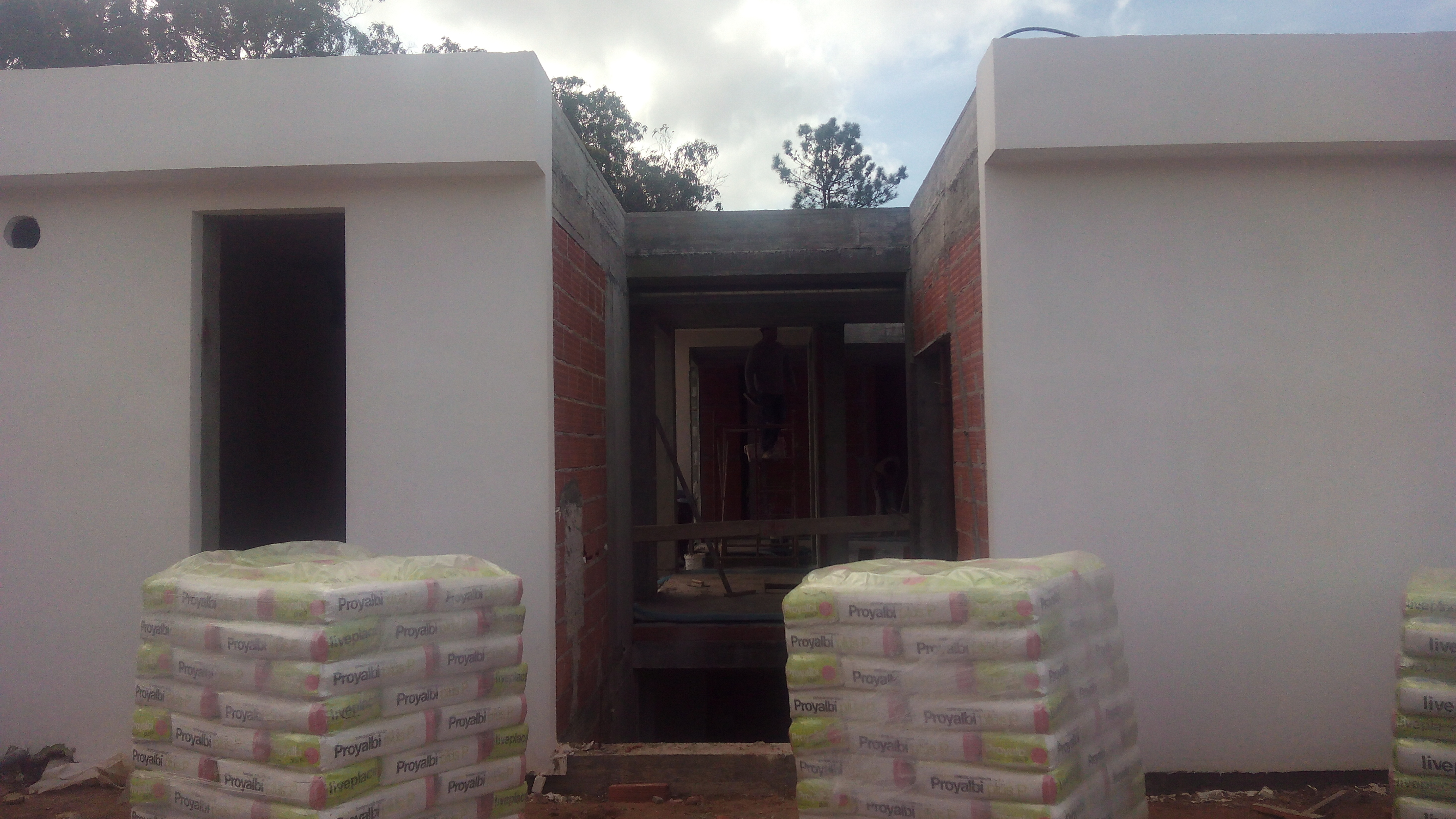 Vista de alçados da moradia