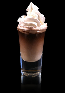 Downtown Shot, Blowjob shot, nonalcoholic shot, bachelorette party drinks,