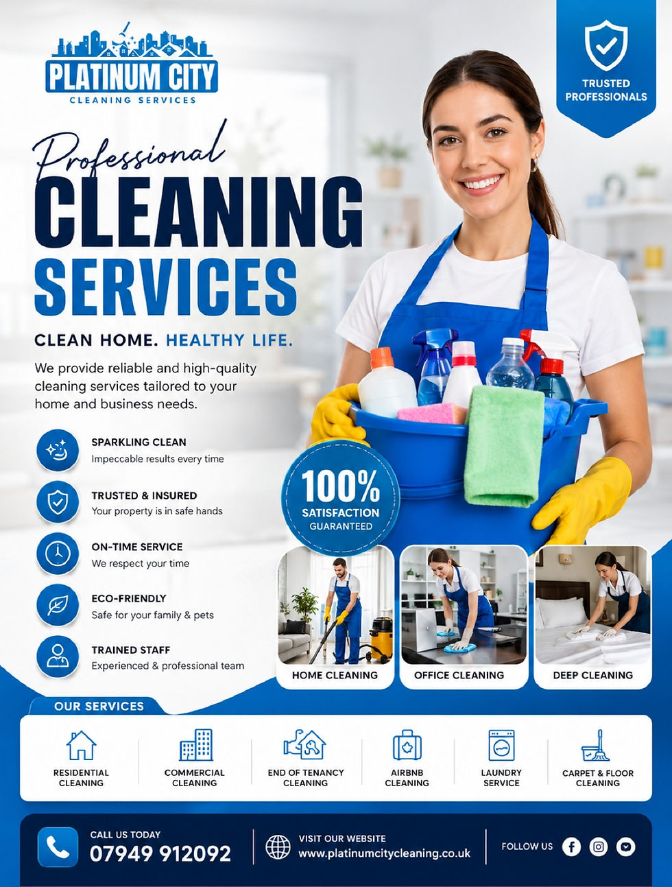 Why Platinum City Cleaning Services Leeds Is a Trusted Local Cleaner