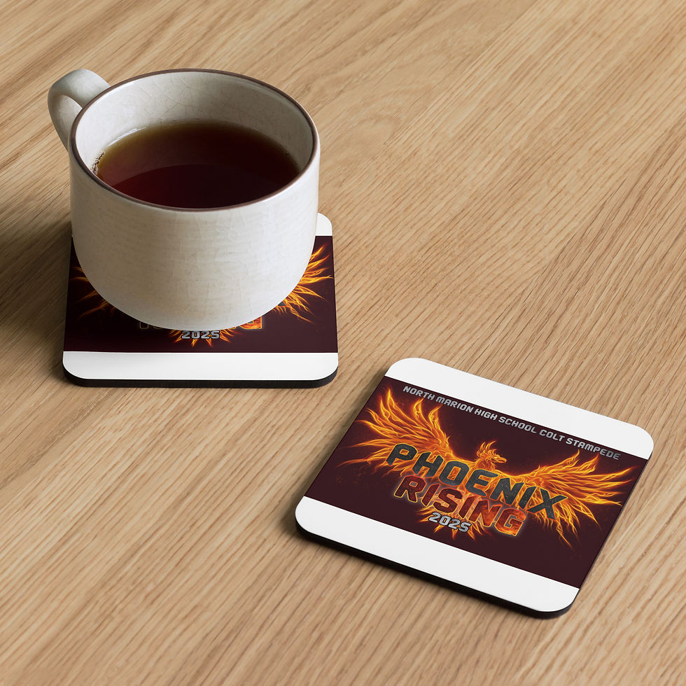 2025 "Phoenix Rising" Cork-back coaster