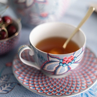 Tasse déjeuner, Flower Festival Bleu, PIP Studio