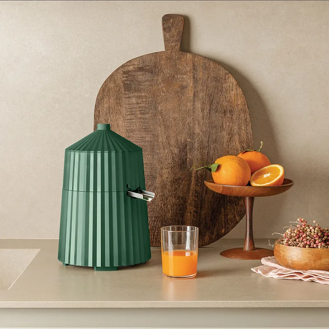 Presse agrumes vert, Plissé, Alessi