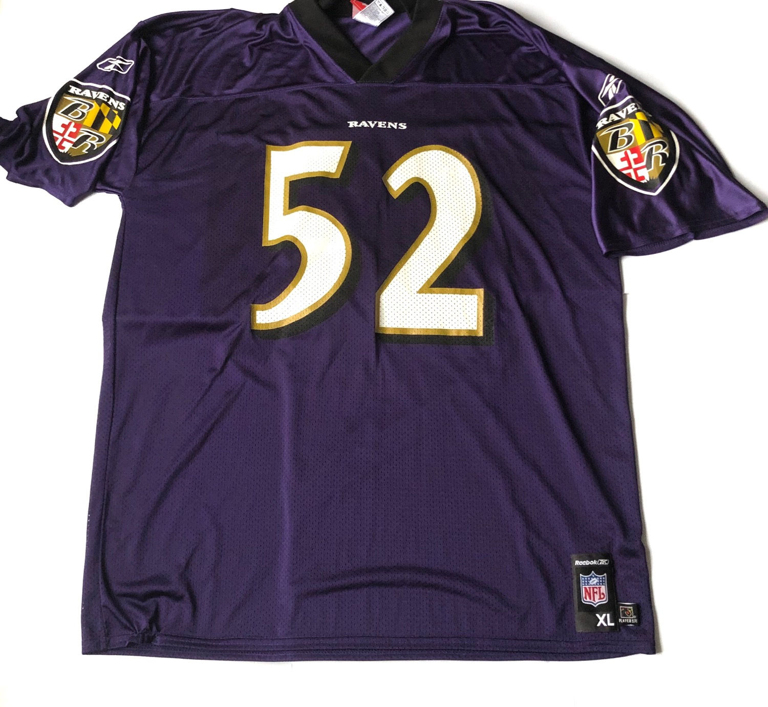 XL REEBOK RAVENS LEWIS JERSEY 