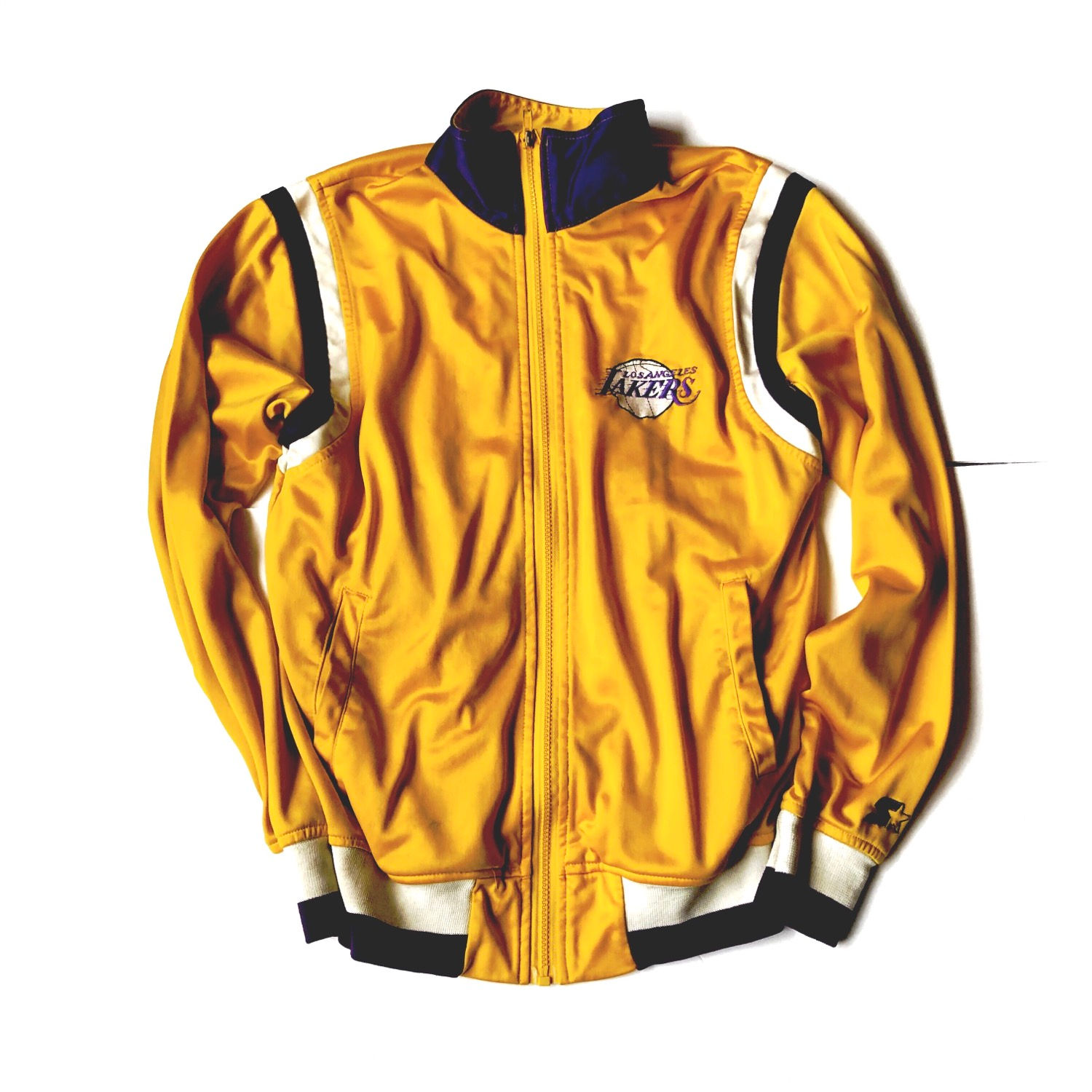 A STARTER LA LAKERS  SHOOT AROUND JACKET 
