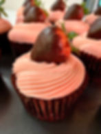 Chocolate Covered Strawberry Cupcakes