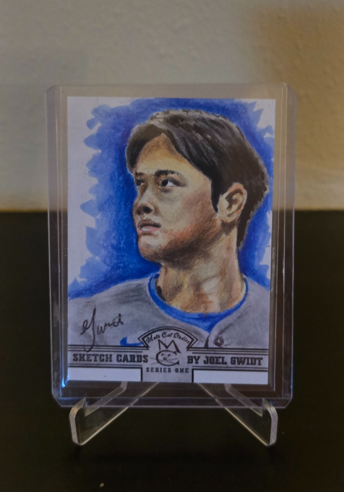 Shohei Ohtani Hand Drawn Sketch Card