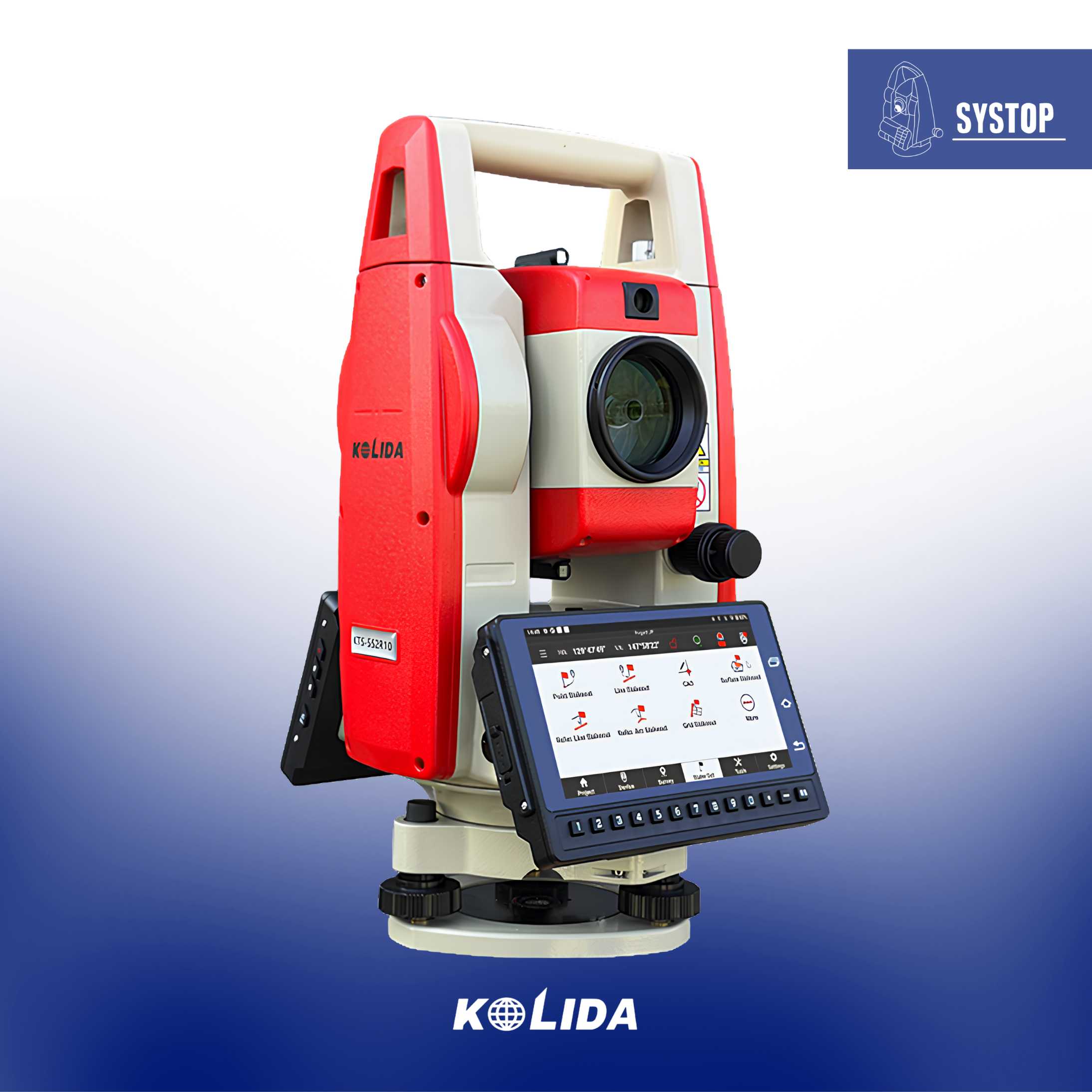 Estación Total Kolida KTS-552R10 Android para topografía y levantamientos