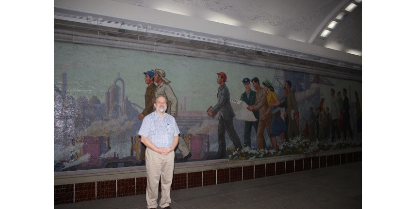 Pyongyang: Eu no metrô de Pyongyang, Coreia do Norte, 2018