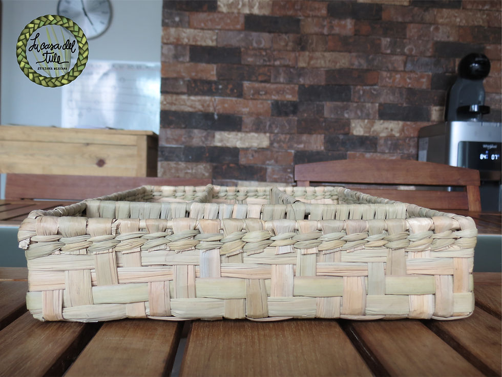 Miniatura: Porta cubiertos de petate