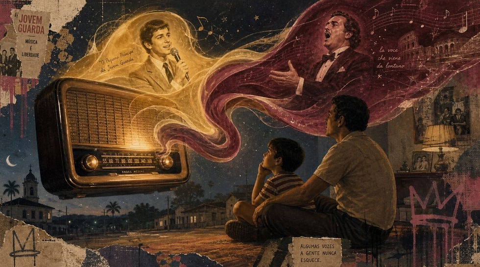 A fumaça da música. Antonio Passos de Souza. Ronnie Von. Carlos Galhardo. Articulistas em rede.