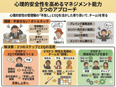 課長職のマネジメント能力と心理的安全性を高める3つのアプローチ