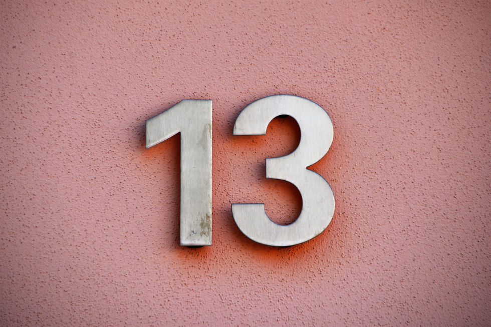 número 13