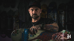 Jim Zbinden, fondateur du musée du Skateboard de Genève