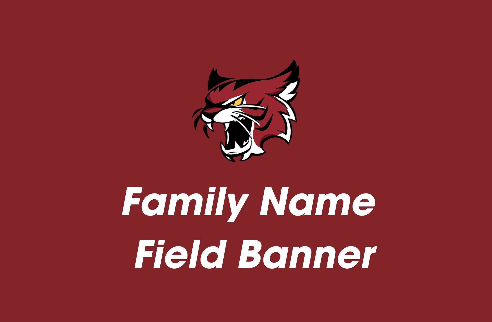 2026 New Family Name Field Banner