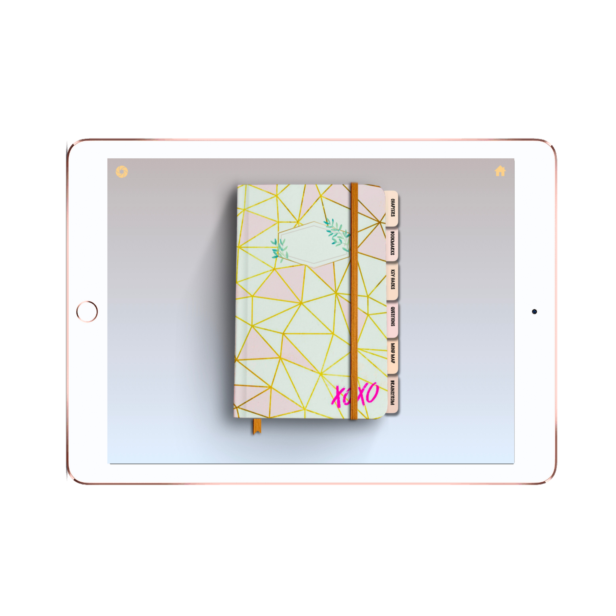 Digital Notebook | 1 Subject Notebook Dashboard Edition | PDF Geometric