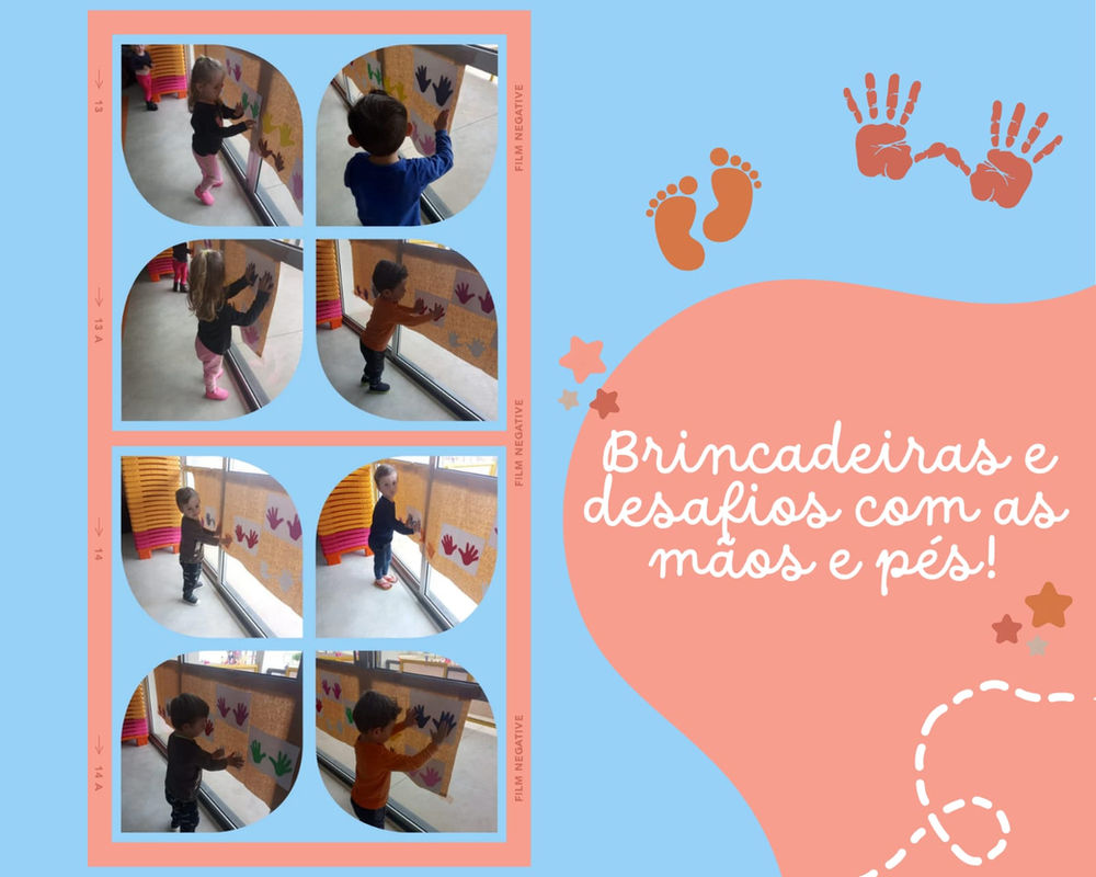 Brincadeiras e desafios com as mãos e pés! - NC2 | prefeiturastaclara
