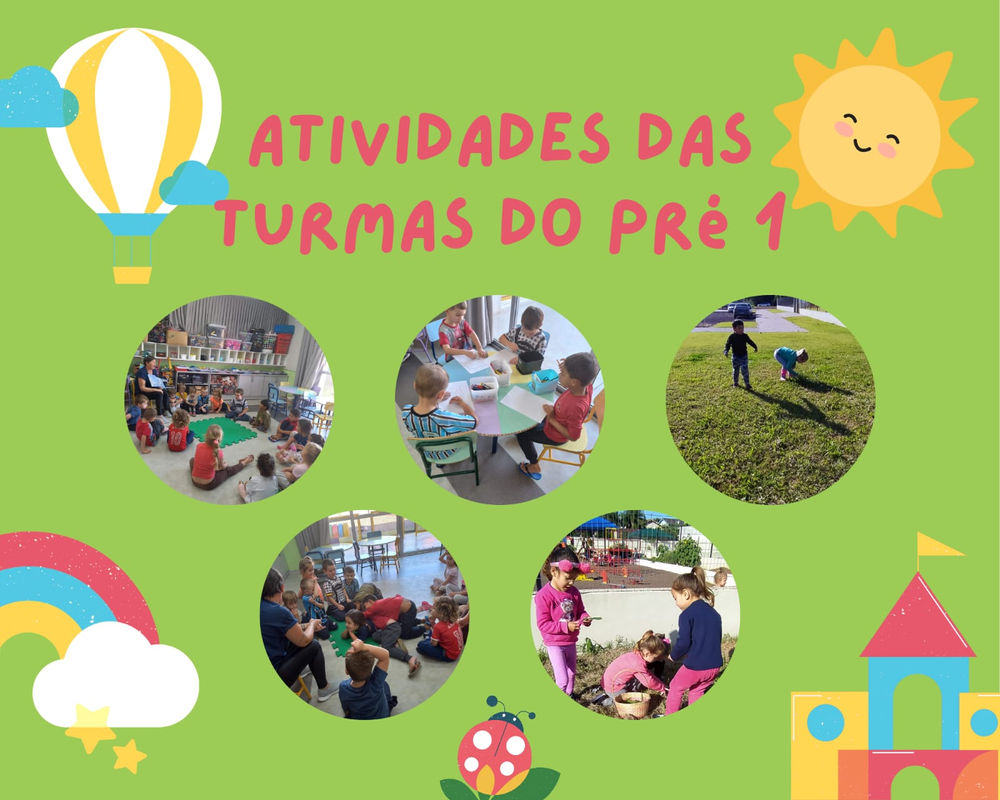 Atividades das turmas do Pré 1 | prefeiturastaclara