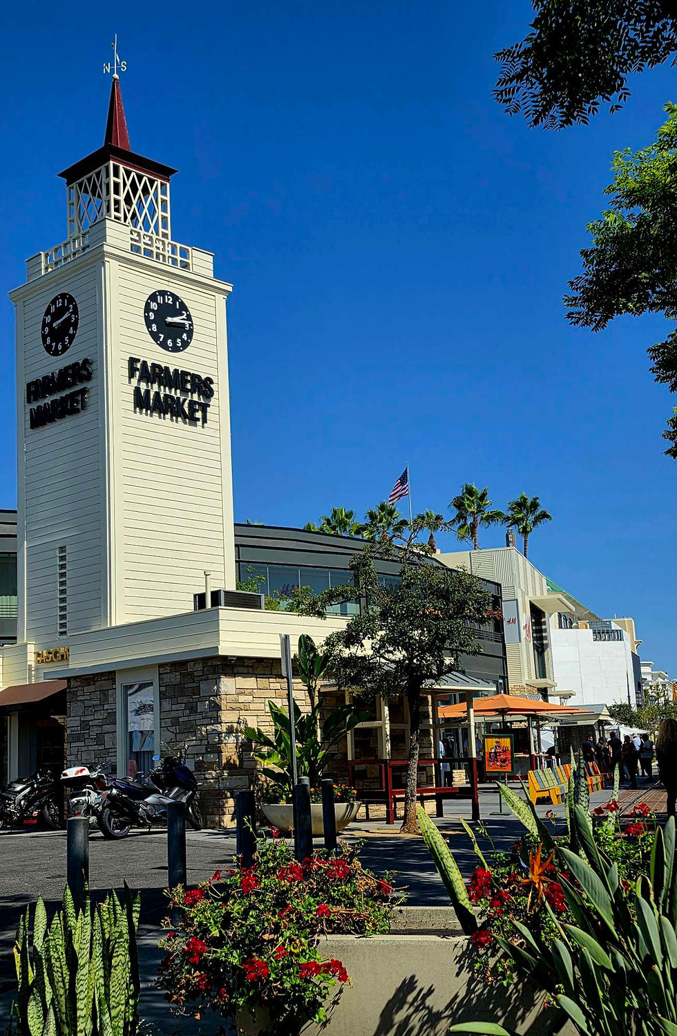 Clock tower at the Original Farmers Market in Los Angeles