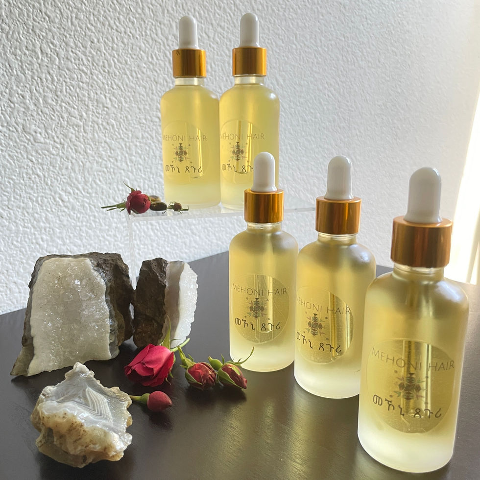 Mekhoni Hair signature hair oils (formerly known as Mehoni Hair)