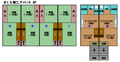 さくら第二アパート２F