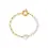 Thumbnail: Link Chain Pearl Bracelet