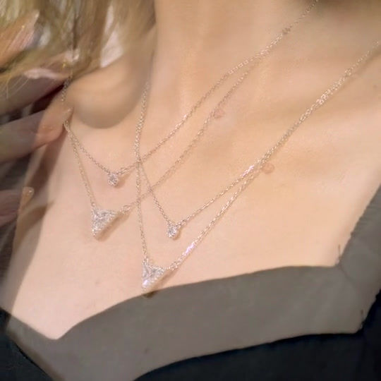 Thumbnail: Dainty Silver Necklace