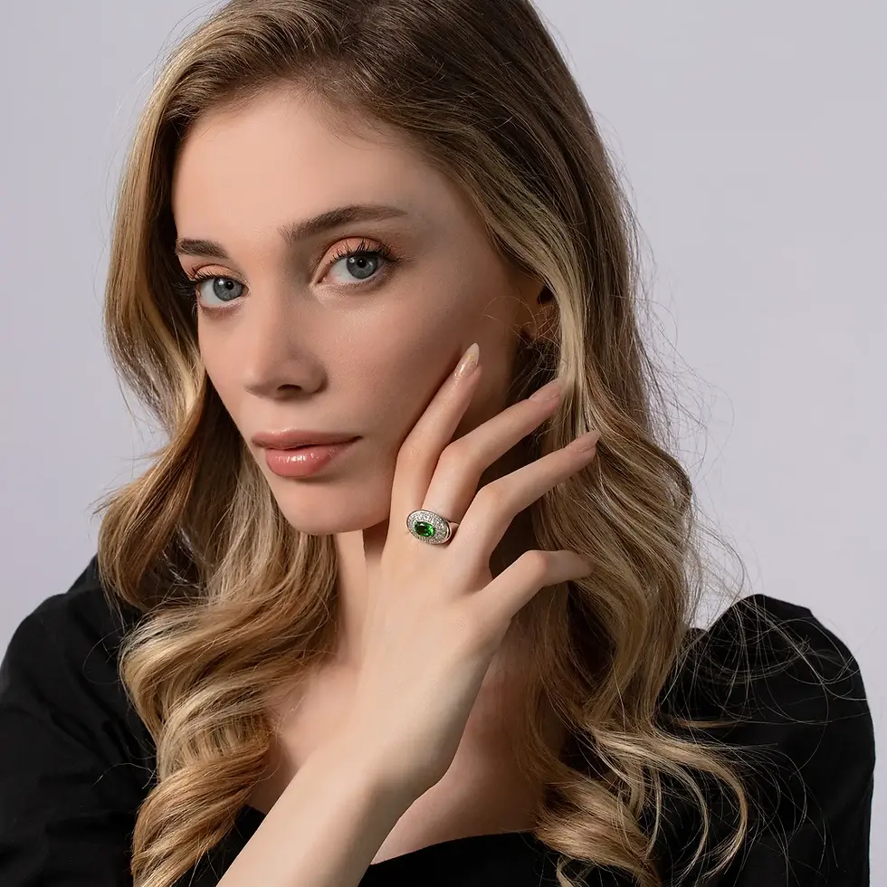 Thumbnail: Emerald Oval Ring