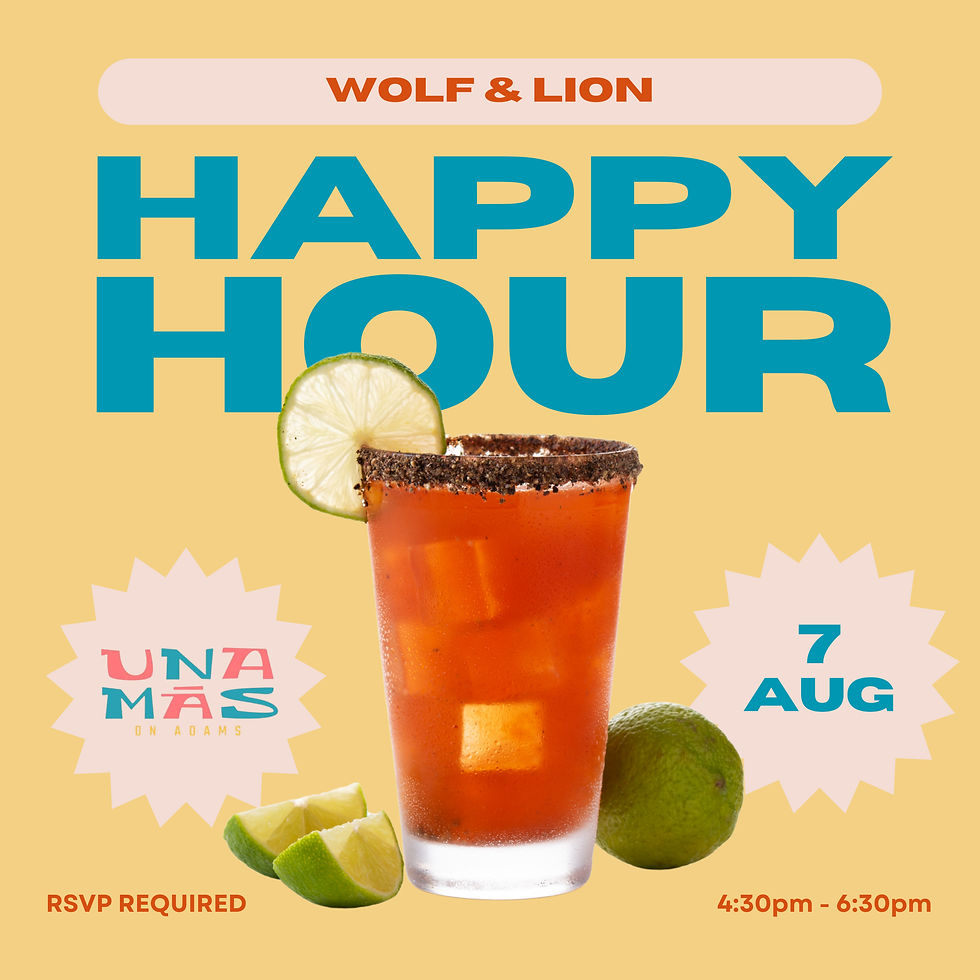 Wolf & Lion Happy Hour