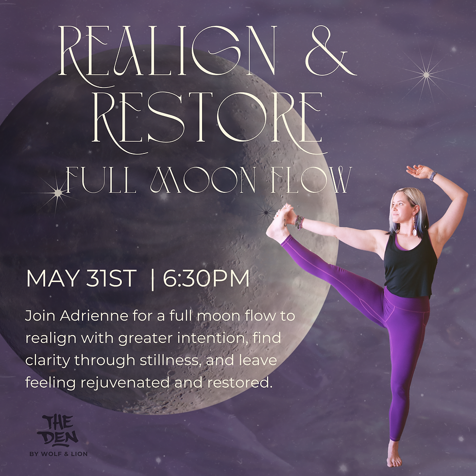 Realign & Restore: Full Moon Flow
