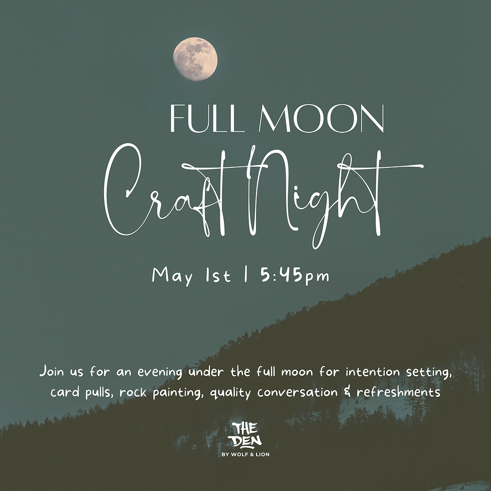 Full Moon Craft Night