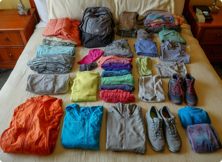 Clothes to pack when going to rehab