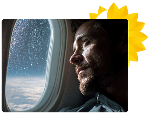 Man flying to rehab with sober companion