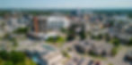 Growing city of Oshawa with new residential developments