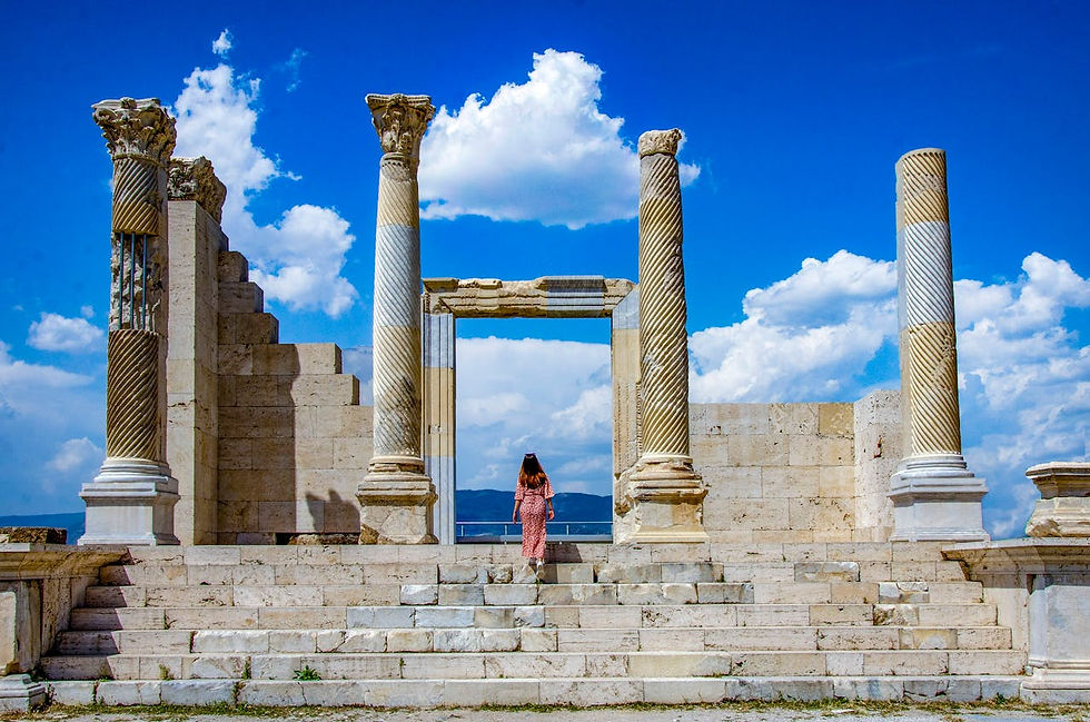 Walking among the ruins of Laodicea — a site once called “lukewarm” in Revelation.