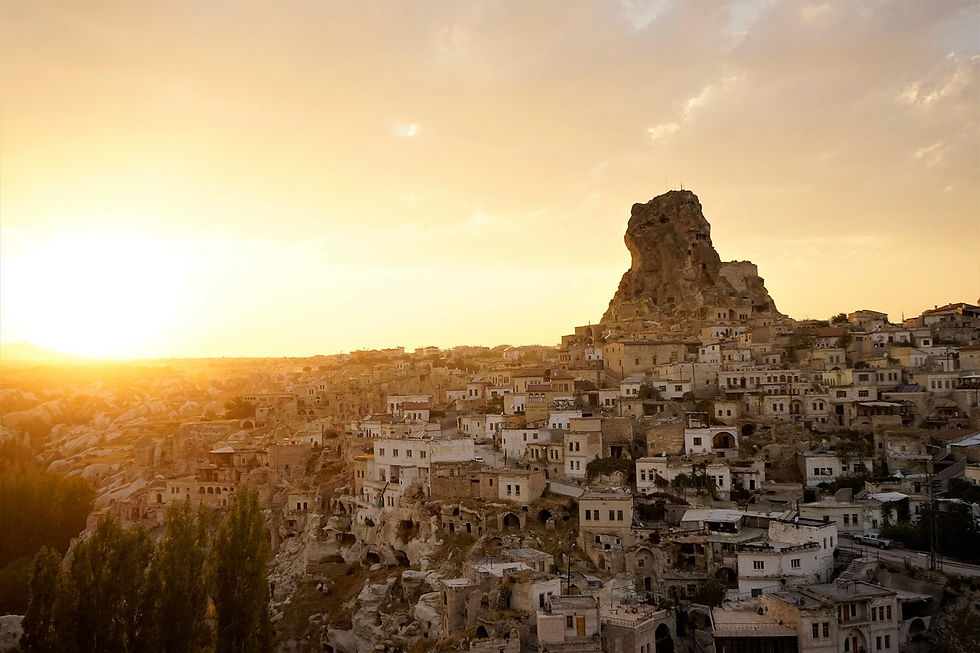 Cappadocia – surreal landscapes and cave churches carved in stone.
