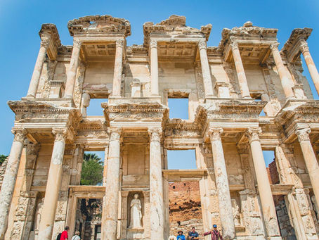 Ancient ruins of Ephesus, one of the Seven Churches of Revelation in Turkey