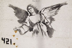 Banksy angelo, Betlemme