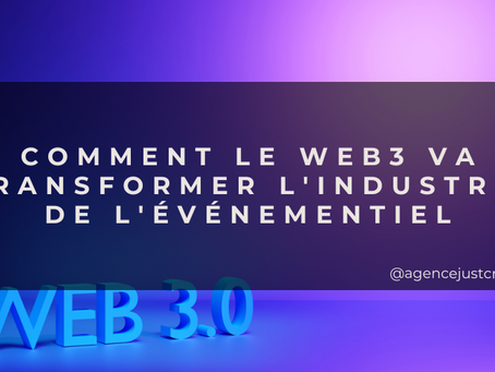 Comment le Web3 va transformer l'industrie de l'événementiel
