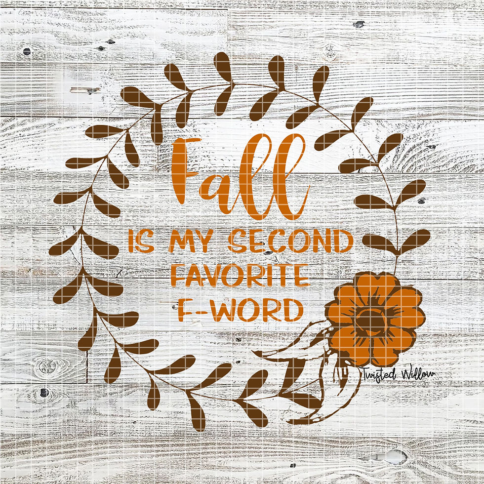 Fall is my second favorite f-word svg, digital download, fall cut file