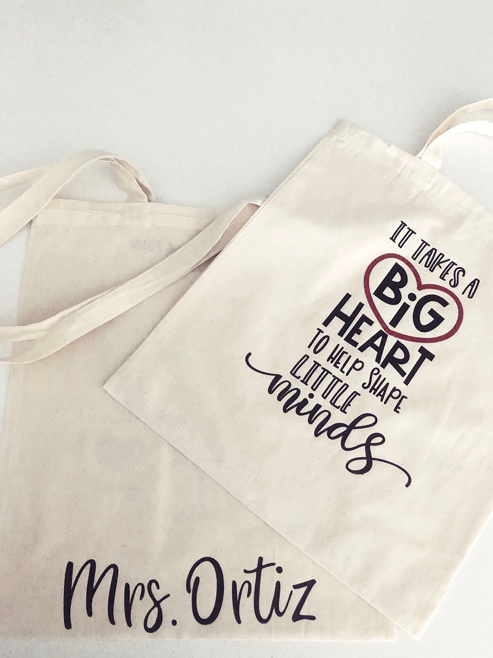 Thumbnail: Teacher canvas totes