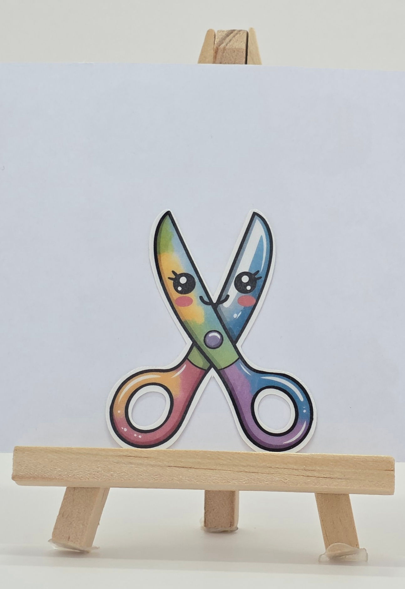 Sticker Individual: Kawaii School Supply Scissors