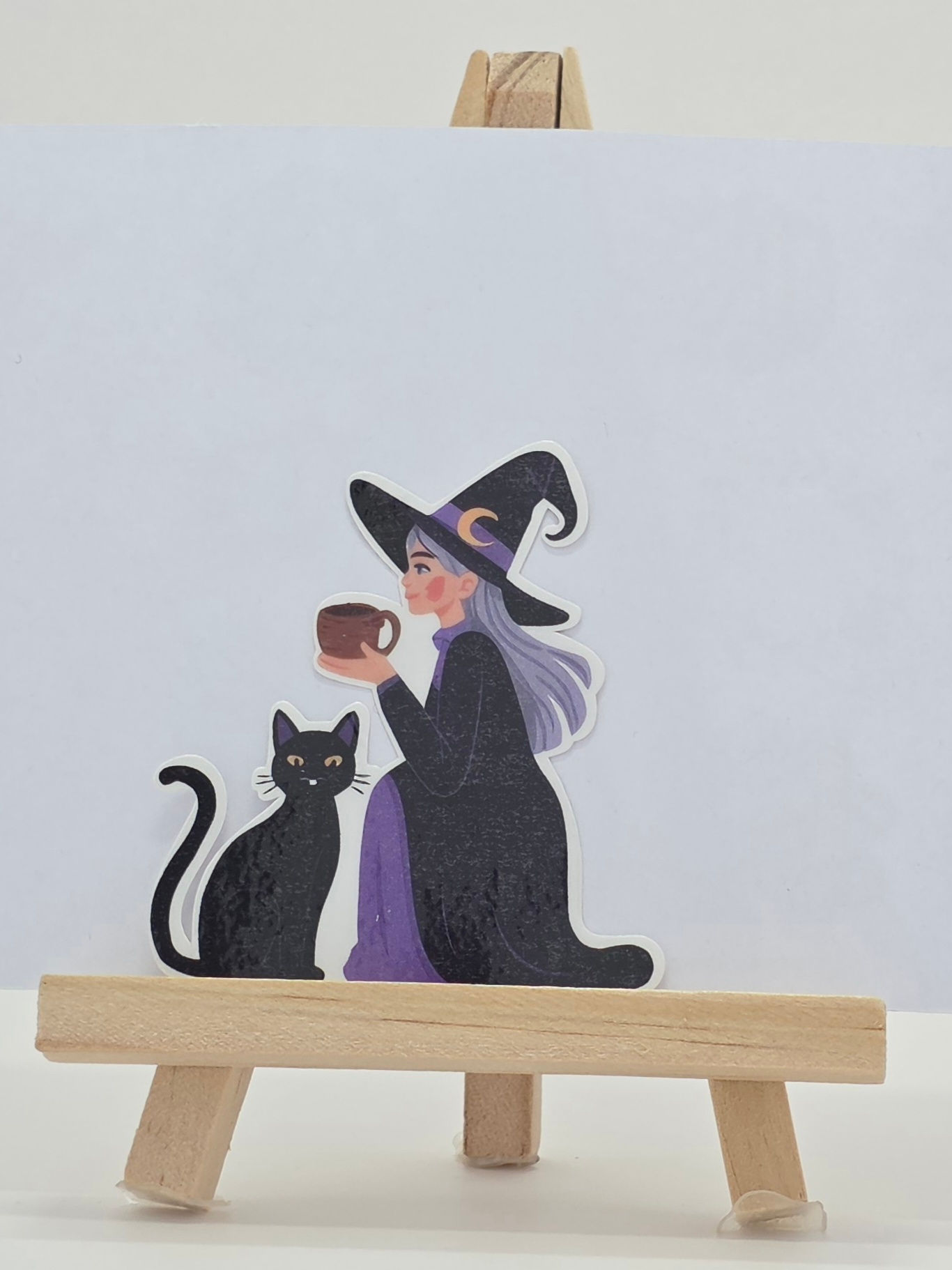 Sticker Individual: Witch Cat