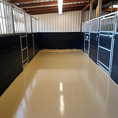 Epoxidboden Stall