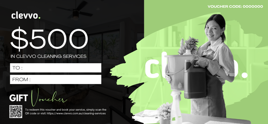 $500 Clevvo Cleaning Gift Voucher