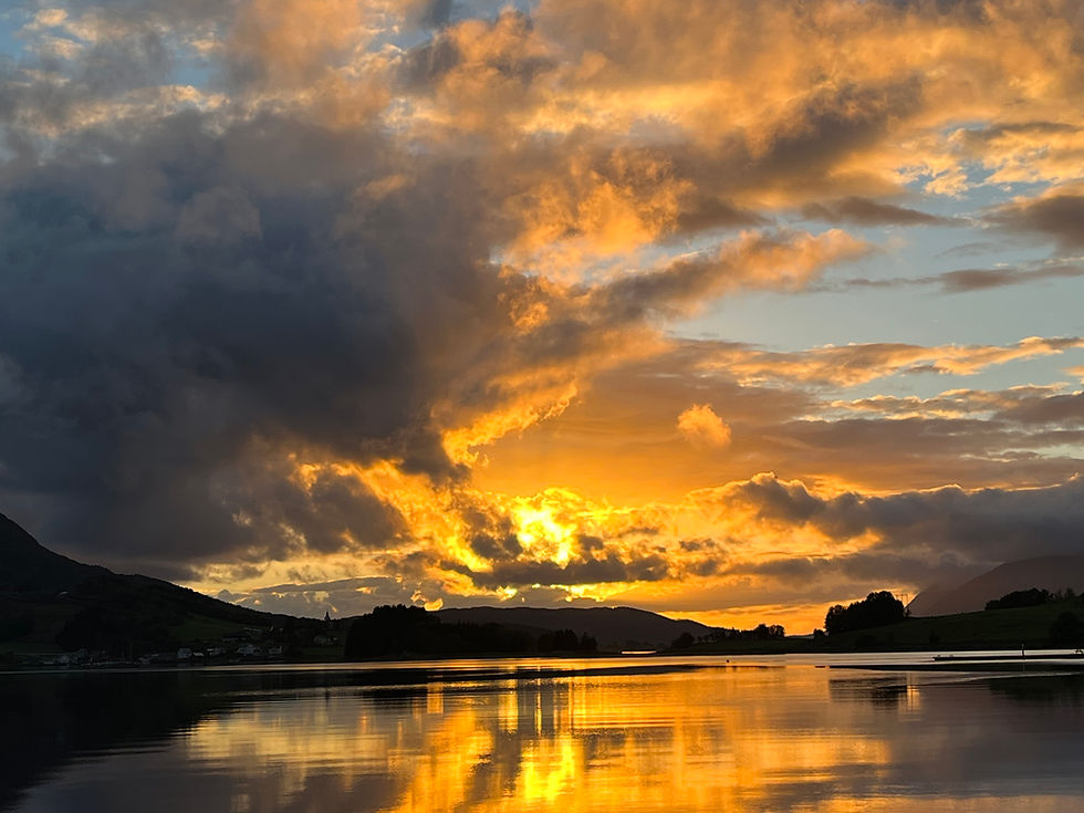 Solnedgang