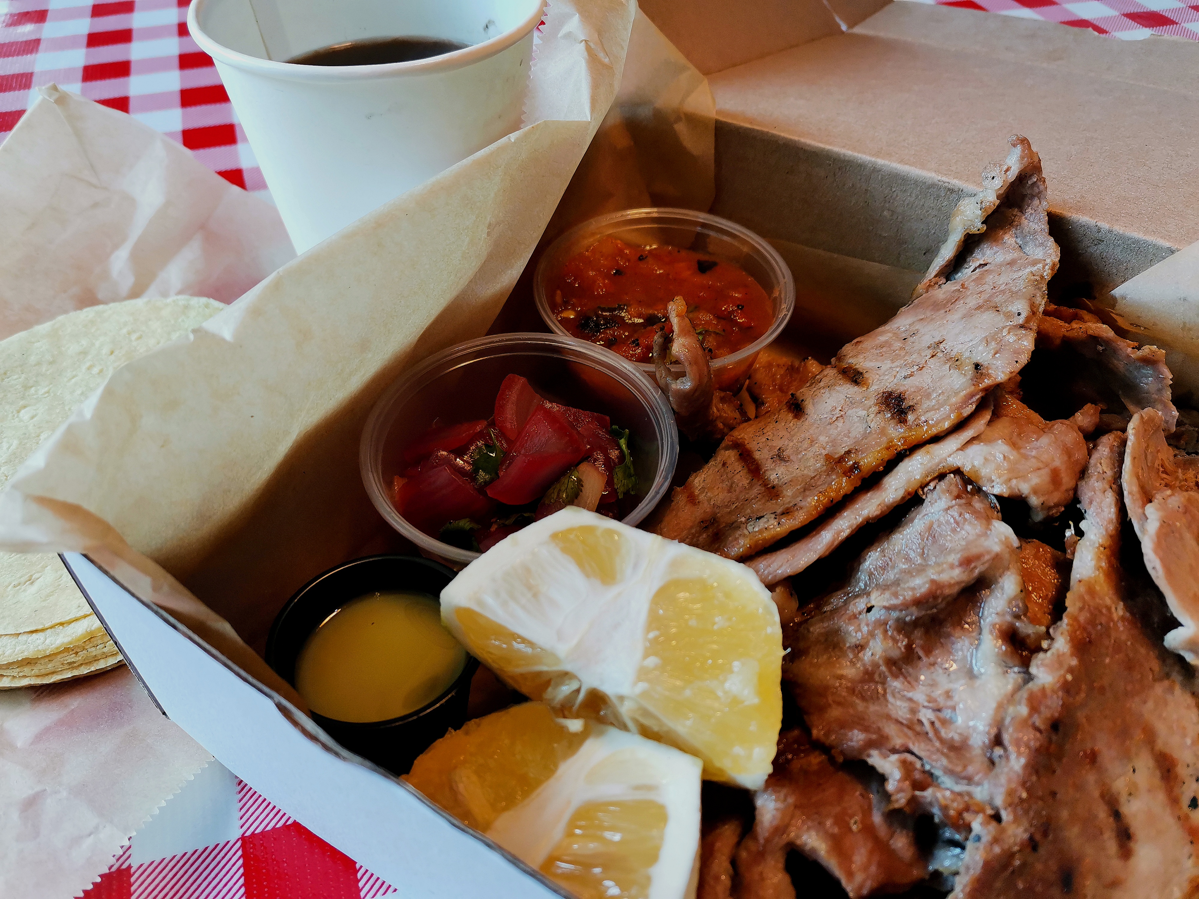 Arranged Food and Objects